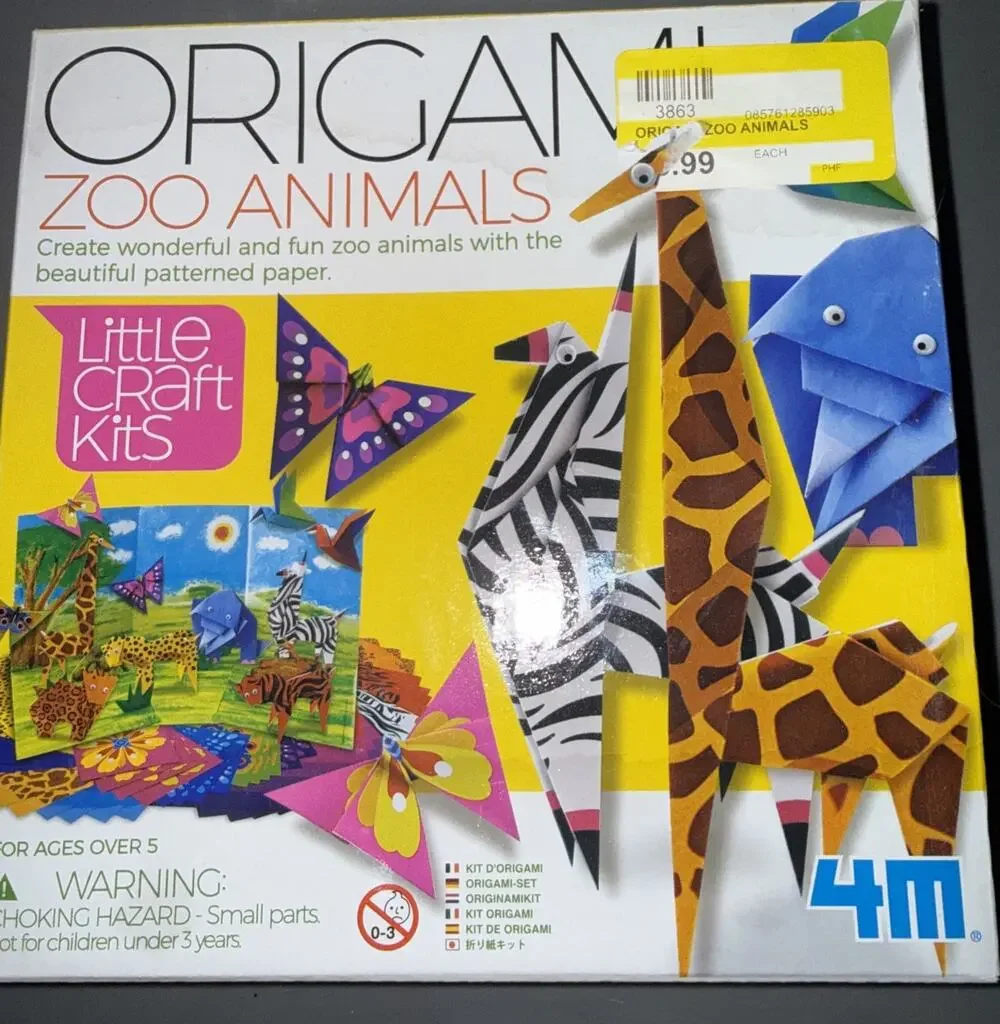 Origami Zoo Animals Little Craft Kits